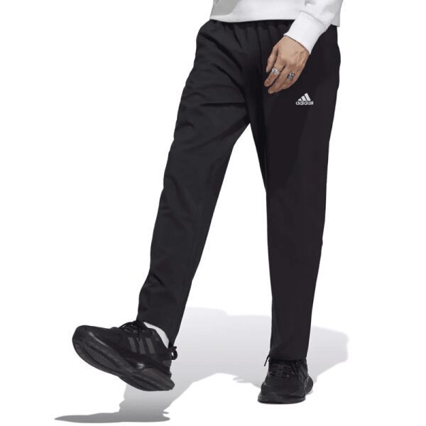 Mens Stanford Open Hem Pants Black (Short Leg)