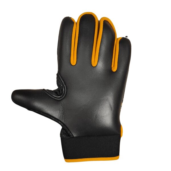 St Eunans GAA Gloves Black and Amber