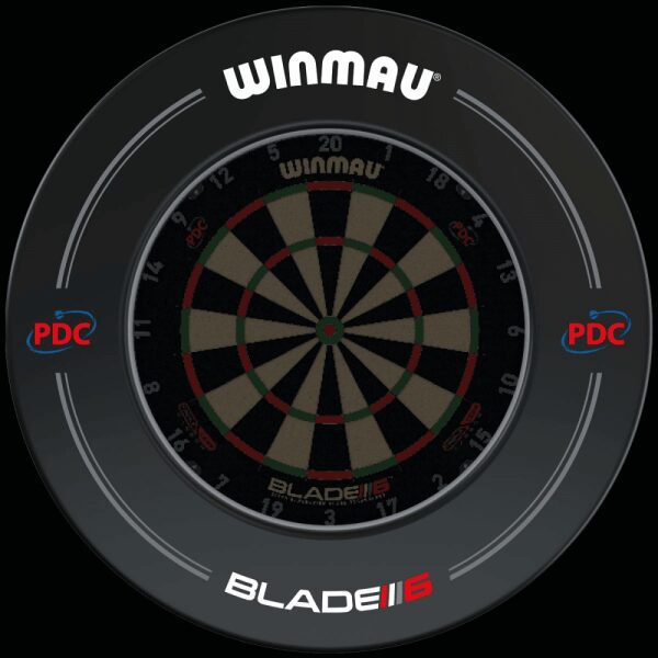 PDC Dartboard Surround Black