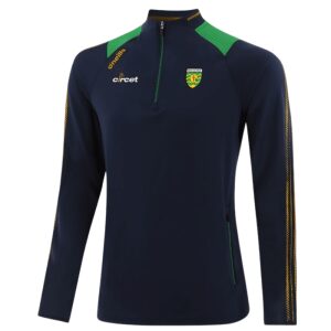 Kids Donegal GAA Dynamo Brushed Half Zip Top Navy