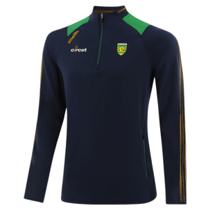 Kids Donegal GAA Dynamo Brushed Half Zip Top Navy