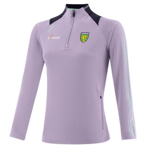 Girls Donegal GAA Dynamo Brushed Half Zip Top Purple