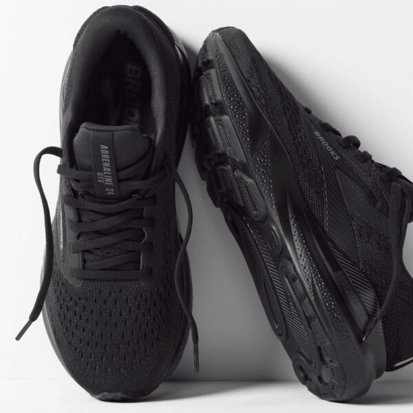 Mens Adrenaline GTS 24 Running Shoes (Wide Fit 2E) Black