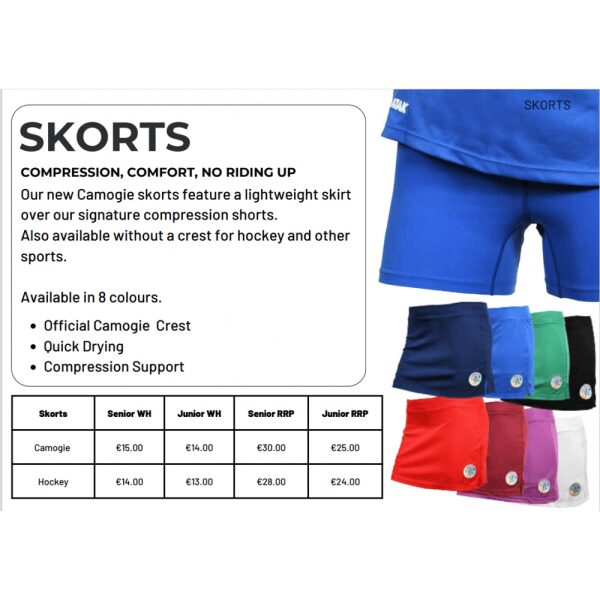 Camogie Skort Navy