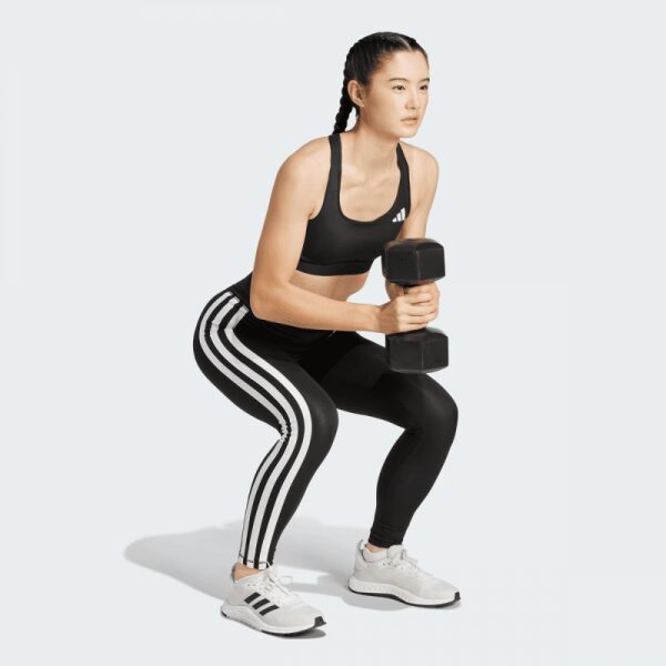 Womens Optime Essentials 3-Stripes 7/8 Leggings