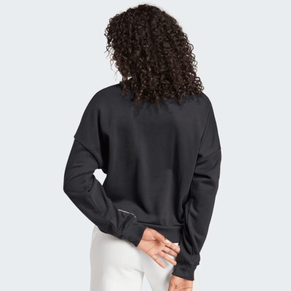 Womens Essentials 3-Stripes French Terry Sweatshirt