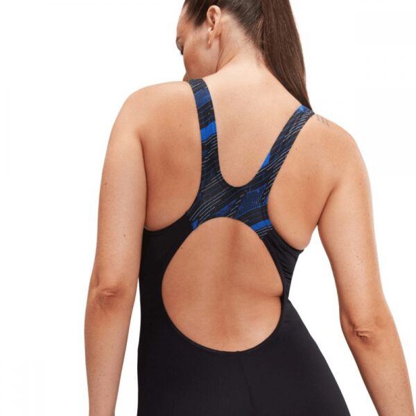 Womens HyperBoom Splice Legsuit Swimsuit