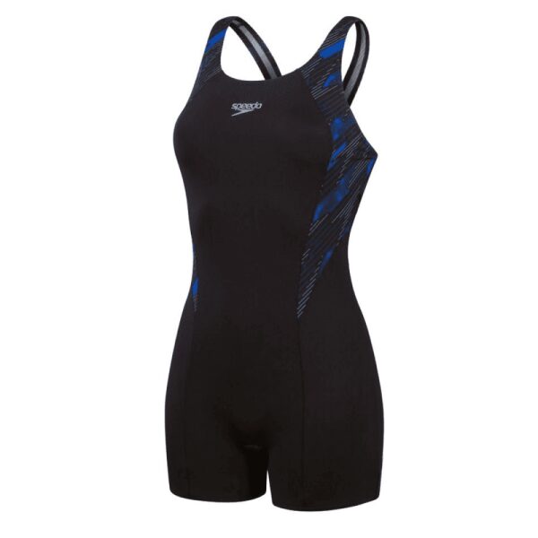 Womens HyperBoom Splice Legsuit Swimsuit