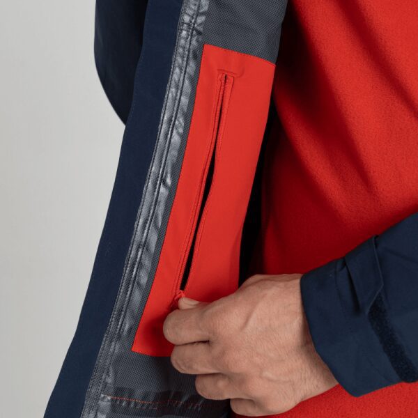 Men’s Maris 2.5L Stretch Waterproof Jacket Navy/Red