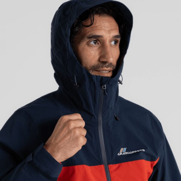 Men’s Maris 2.5L Stretch Waterproof Jacket Navy/Red
