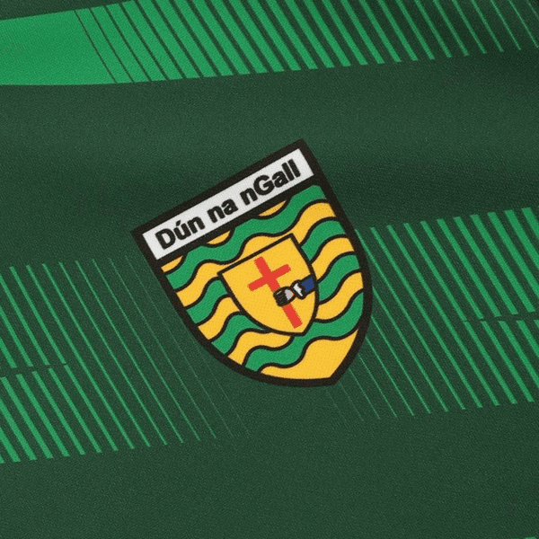 Kids Donegal GAA Short Sleeve Training Top Green