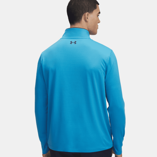 Mens Match Play Quarter Zip Blue
