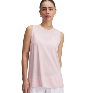 Womens UA Tech Twist Tank Top Pink