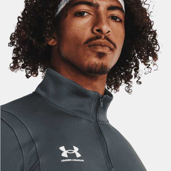 Mens UA Challenger Half Zip Grey