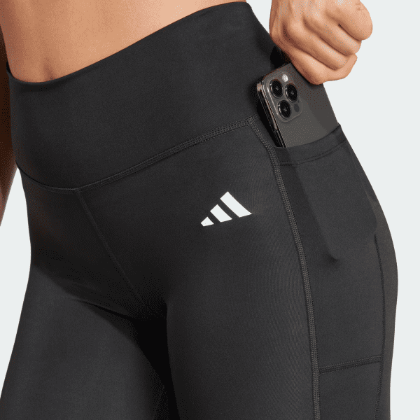 Womens Optime Essentials Stash Pocket Full-Length Leggings