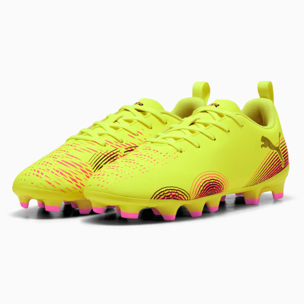 Junior Kids FUTURE 8 Play FG Football Boots Yellow