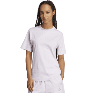 Womens Essentials Cotton T Shirt Purple