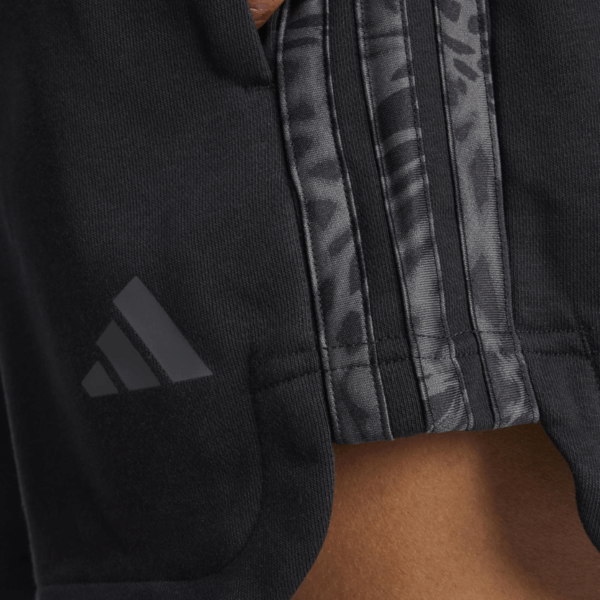 Womens Essentials 3-Stripes Print Shorts