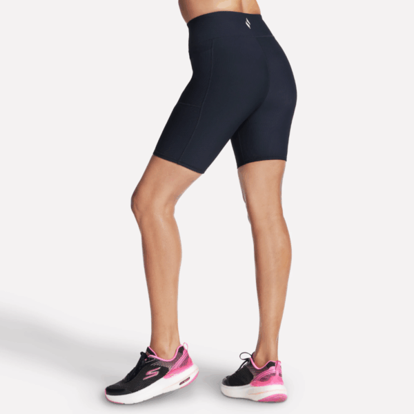 Womens GO FLEX RIB High Waisted 8 Inch Bike Short