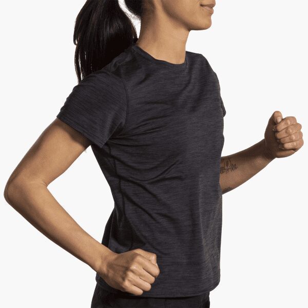 Womens Luxe Short Sleeve Tshirt Black