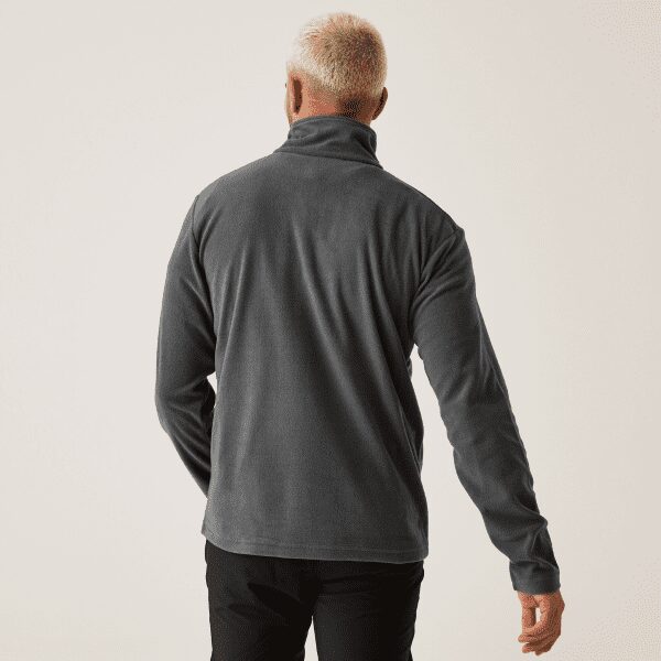 Mens Thompson Lightweight Half Zip Fleece Grey