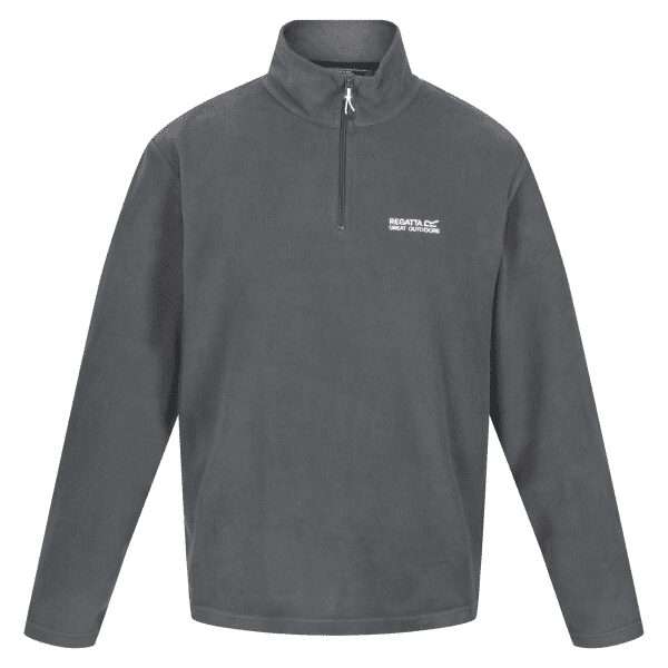 Mens Thompson Lightweight Half Zip Fleece Grey