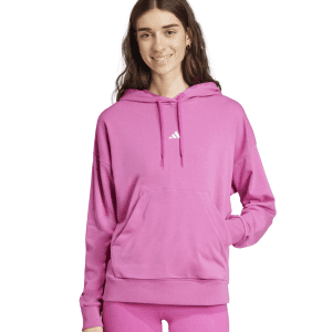 Womens Small Logo French Terry Hoodie Pink