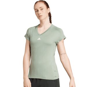 Womens Train Essentials Short Sleeved V-Neck T-Shirt