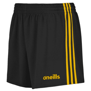 Mourne Gaelic Shorts Black/Amber