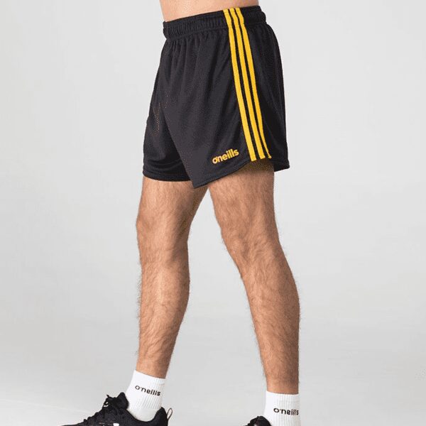 Mourne Gaelic Shorts Black/Amber