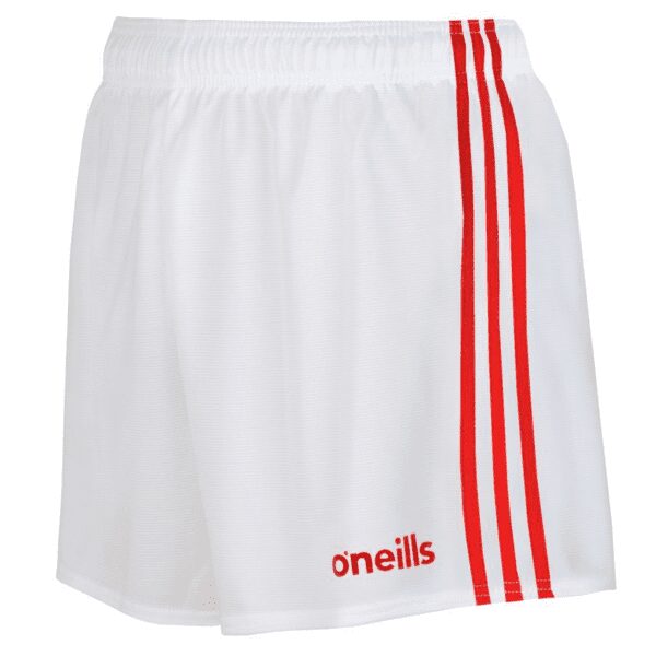 Mourne Gaelic Shorts White/Red
