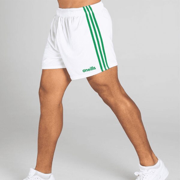 Mourne Gaelic Shorts White/Green