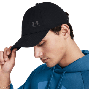 UA ArmourVent Low Black Hat