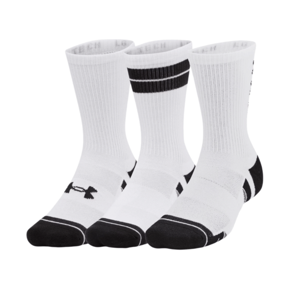 UA Performance Tech Unisex 3-Pack Crew Socks
