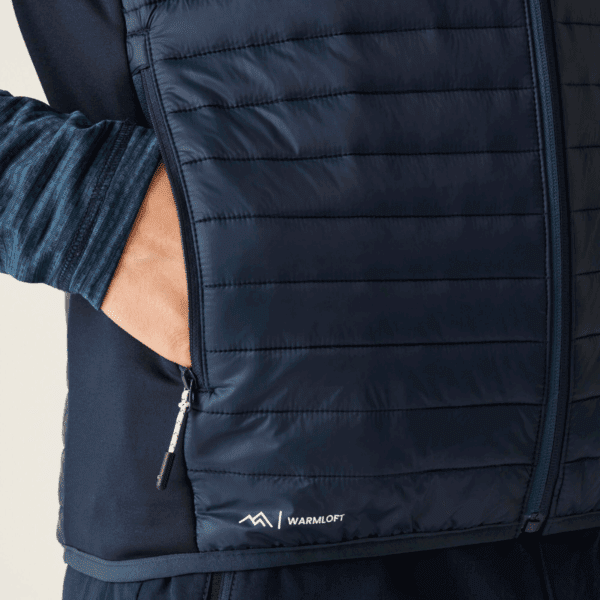 Mens Andreson Hybrid Navy Gilet