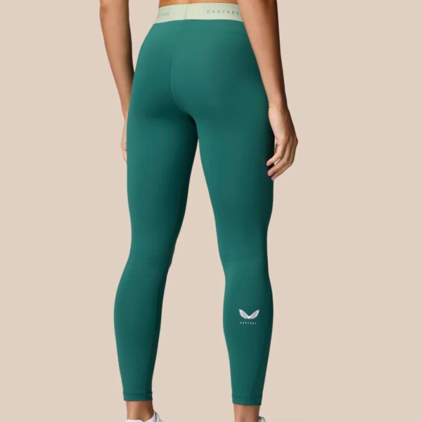 Womens Adapt Training Green Leggings