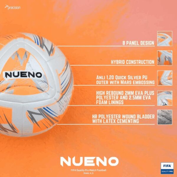 5 Pack Nueno FIFA Quality Pro Match Football