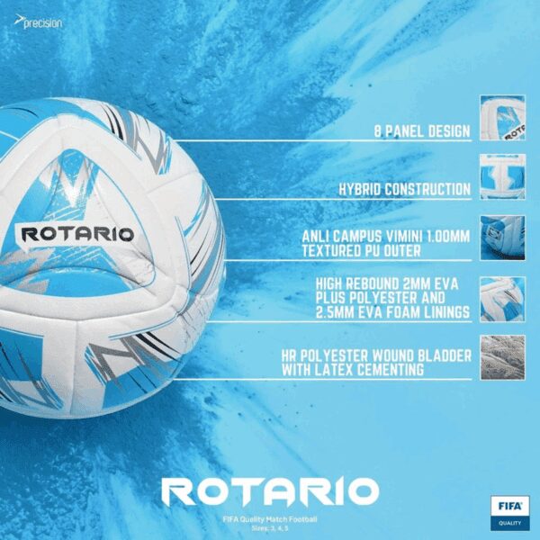 5 Pack Rotario FIFA Quality Match Football