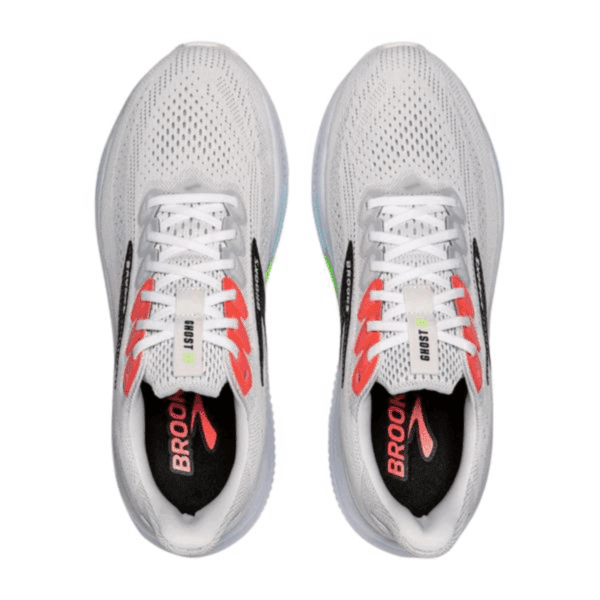 Mens Ghost 17 White Running Shoes