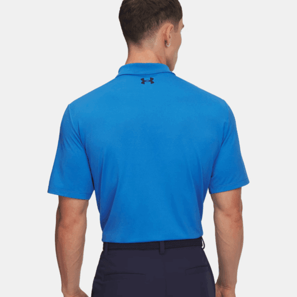Mens UA Matchplay Blue Polo