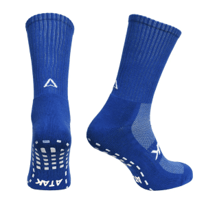 Shox Mid Leg Grip Socks Blue