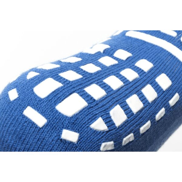 Mid Leg Blue Grip Socks
