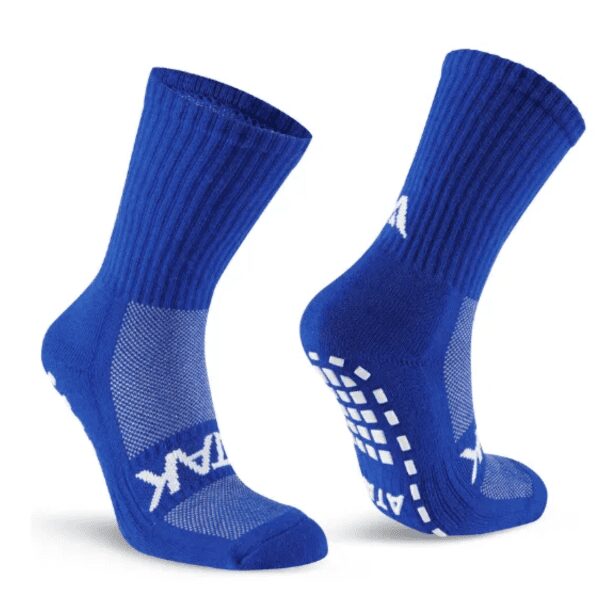 Mid Leg Blue Grip Socks