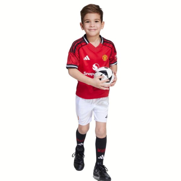 Manchester United 25/26 Junior Kids Home Mini Kit
