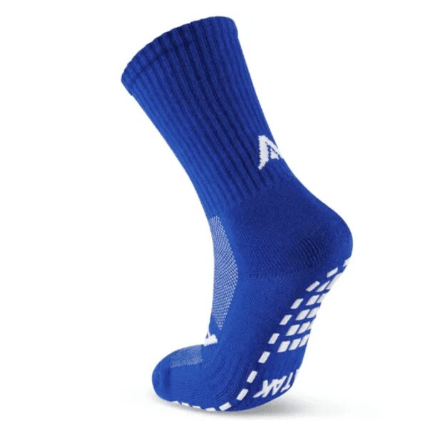 Mid Leg Blue Grip Socks