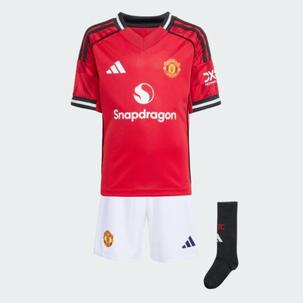 Manchester United 25/26 Junior Kids Home Mini Kit