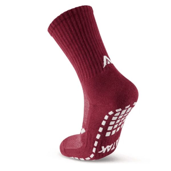 Midleg Maroon Grip Socks