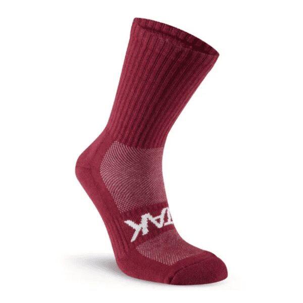 Midleg Maroon Grip Socks