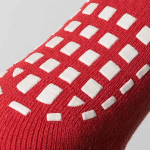 Midleg Red Grip Socks