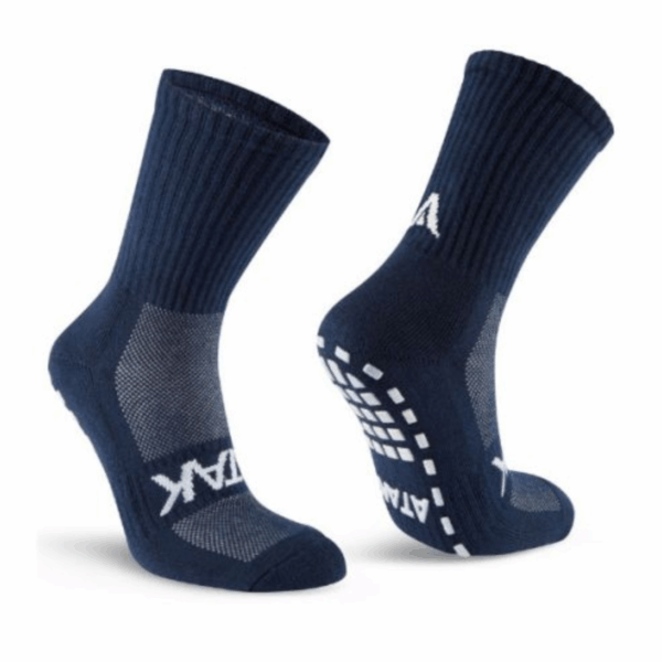 Midleg Navy Grip Socks